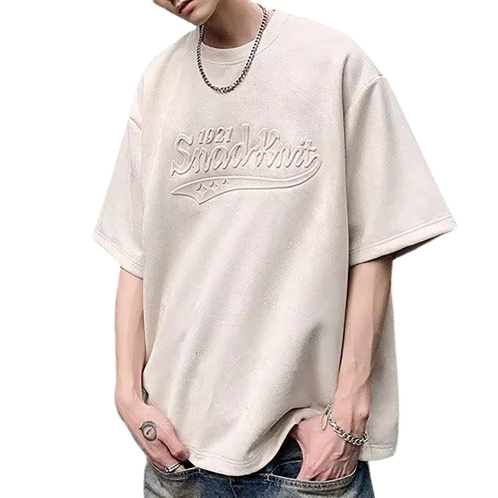 sususu Mens Shirts Graphi , Men Clothing , Men's Crew Neck T-Shirt Soft Casual Basic Tee Comfortable Relaxed Fit For Daily Wear