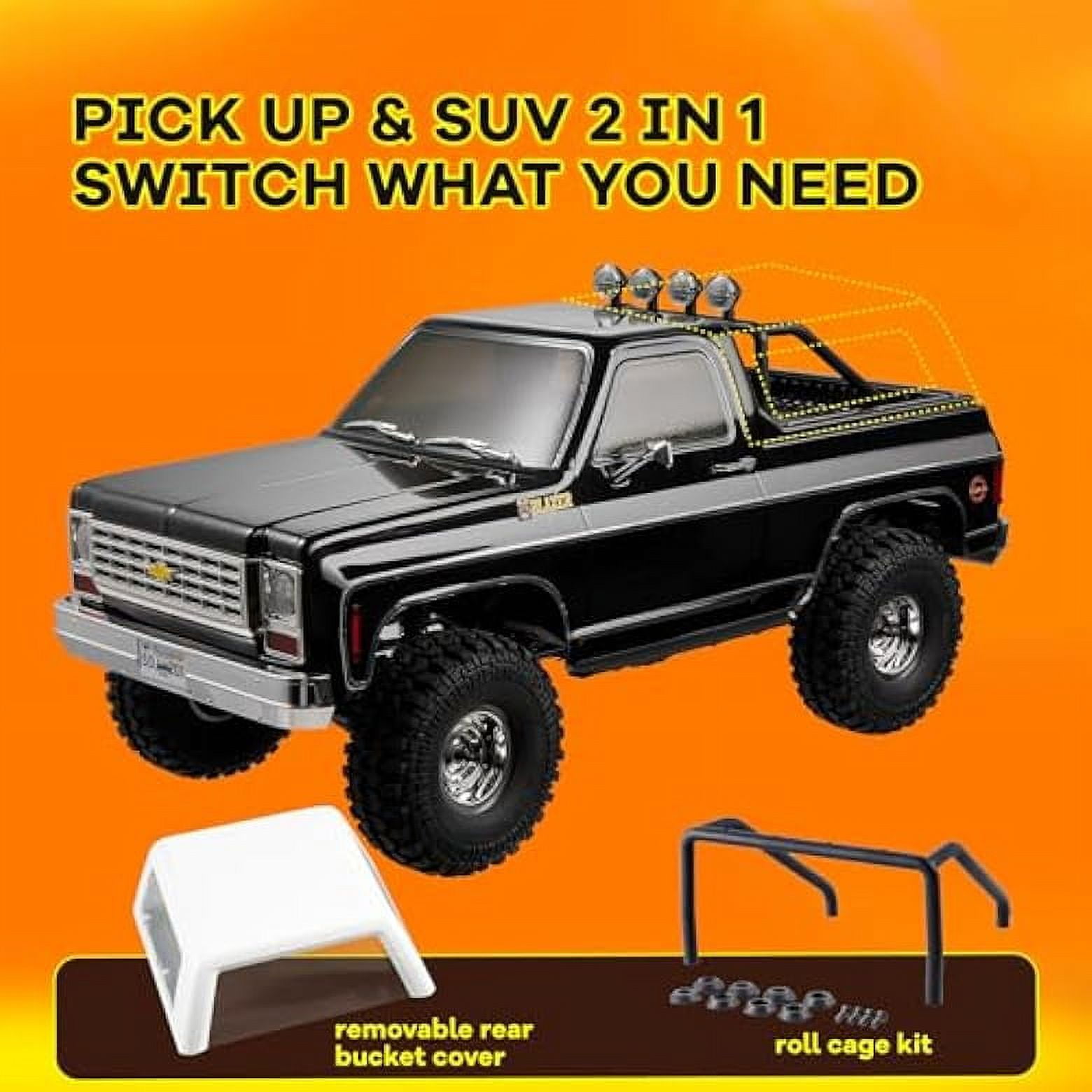 FMS 1/10 RC Chevy K5 Blazer Crawler, 2.4GHZ 11CH, Two-Speed
