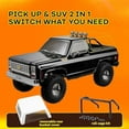 thumbnail image 3 of FMS 11-Channel RC Crawler Chevy K5 Blazer Battery-Powered Pick Up Truck, Black, 3 of 6