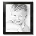 thumbnail image 2 of ArtToFrames 17" x 19" Honors Black with Silver Picture Frame, 17x19 inch Black Wood Poster Frame (WOM-5157),  Pack, 2 of 7