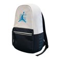 thumbnail image 2 of Mochila Escolar Deportiva Jordan Blanco/Negro Logo Azul, 2 of 2