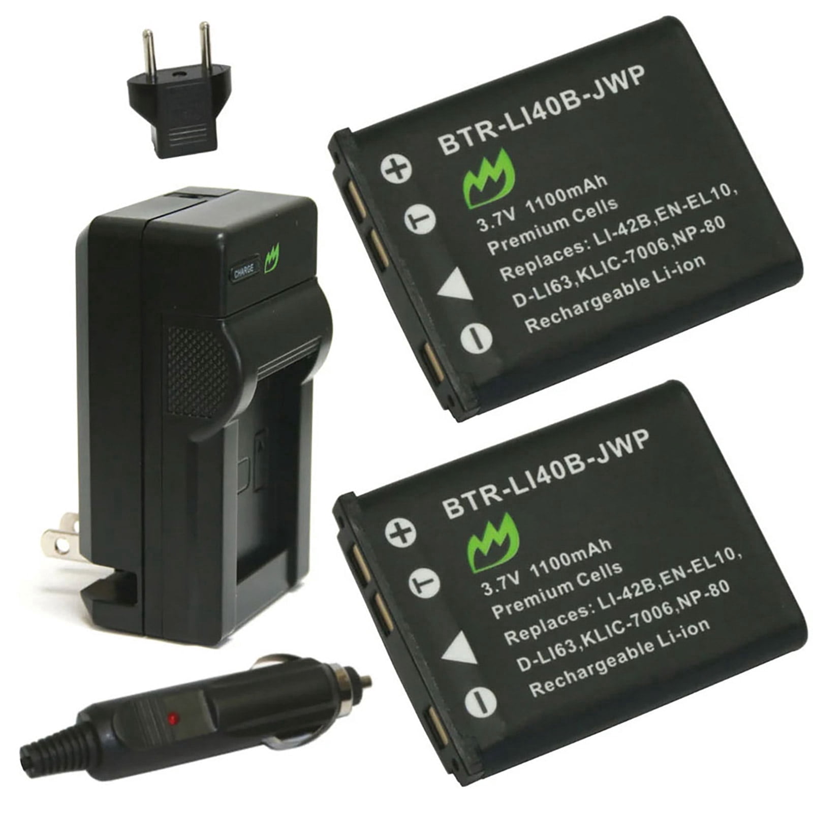 Replacement for Sony ZV-1M2 Battery (2-Pack, 1600mAh) and Dual