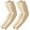 2 Pairs - Beige, variant on Arm Sleeves for Women Men Compression Sleeves UV Sun Protection UPF 50+ Cooling Sleeves to Cover Arms for Sports