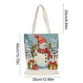thumbnail image 2 of RKSTN Christmas Canvas Handbag Christmas Gift Bag A, 2 of 5