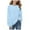 Light Blue, variant on idosla Toddler Soft Thick Crewneck Tee Tops Girls Loose Casual Solid Color Soft Basic Long Sleeve Oversized Pullover (Light Blue, 7-8 Years)