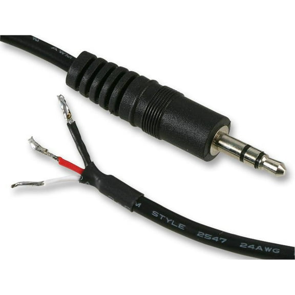 RARAION - 3.5mm Stereo Jack Plug to Tin Free Ends Audio Lead, 10m