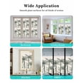 thumbnail image 6 of Window Privacy Film Sage Green Palm Tree Stained Glass Window Film Decorative Sun Block Window Cover Tropical Botanical Summer Beach Window Clings Static Adhesive Sticker for Bathroom 19.6"x39.3", 6 of 7