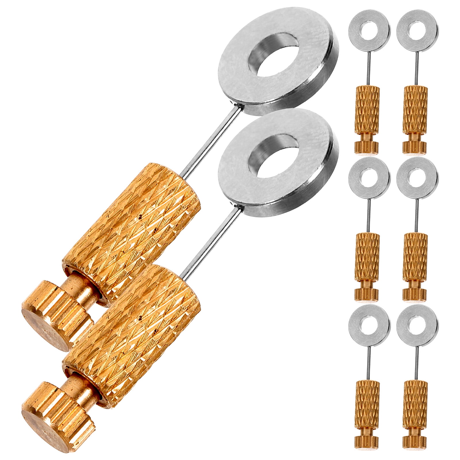SEWCHICS Supplies Position Pin Multi 8Pcs 1.2X0.4X0.4In Stainless Steel