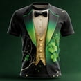 thumbnail image 3 of Mens Business Casual Tops St. Patrick'S Day Funny Irish Comfort Fit School Tops for Teachers,Green,L, 3 of 3