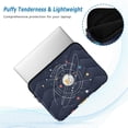 thumbnail image 2 of FORMRS 13-13.3 inch Laptop Sleeve Case Soft Carrying Quilted Computer Bag Cover, White Planet, 2 of 7