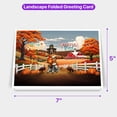 thumbnail image 5 of Thanksgiving German Shorthaired Pointer Pilgrim Grateful, Thankful, Blessed Fall Welcome 7x5in Folded Greeting Card GSP Lover Dog Gift Single Note Card with Envelope - 00021, 5 of 5