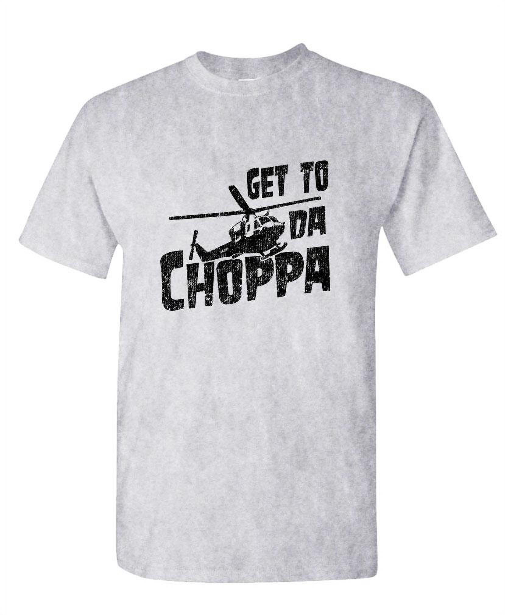 sammensmeltning efterskrift Torrent GET TO DA CHOPPA - funny retro 80's arnold - Cotton Unisex T-Shirt  (XL,Sport) - Walmart.com