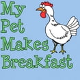 thumbnail image 3 of CafePress - Pet Makes Breakfast T Shirt - Men's Classic Graphic T-Shirt, 3 of 4