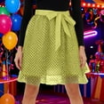 thumbnail image 6 of DHFJKG Womens Tulle Midi Skirts Polka Dot Layered Bow Skirt Dancewear Stage Show Flowy A Line Versatile Skirt, 6 of 9