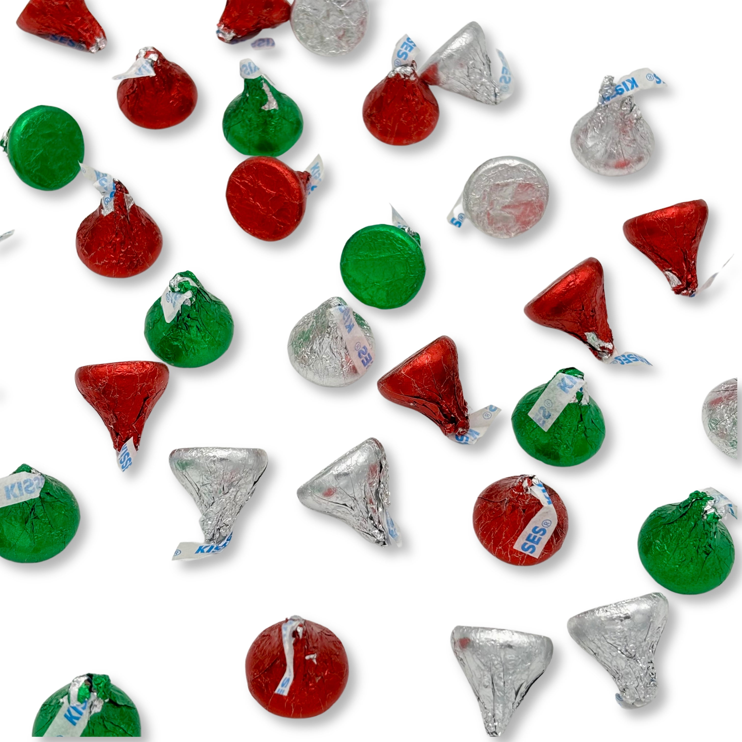 Hershey's Kisses Milk Chocolate – Christmas Foils, Bulk Value Pack