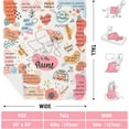 thumbnail image 6 of Aunt Gifts from Nephew, Gifts for Aunt Blanket 60"x50", Aunt Gifts from Niece, Aunt Birthday Gifts, Best Aunt Ever Gifts, Gifts for Auntie, Aunt Gift for Ideas Mothers Day Anniversary Christmas, 6 of 6