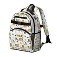 thumbnail image 2 of Construction Vehicle Toddler Backpack Spacious Adjustable Shoulder Straps Chest Buckle Durable Backpack For Student, 2 of 3