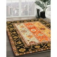 thumbnail image 2 of Ahgly Company Indoor Rectangle Contemporary Metallic Gold CON3088X Area Rugs, 2' x 4', 2 of 6