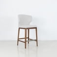 thumbnail image 1 of Cabo Contract Grade Upholstered Wingback Bar Stool (26-inch/ 29-inch), 1 of 3