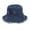 Dark Blue, variant on Cute Reversible Bucket Hat - Denim Pattern Beach Fisherman Hat, Unisex One Size