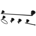 thumbnail image 1 of Concord Ensemble d'Accessoires de Salle de Bain 5 Pcs, Noir Mat, 1 of 1