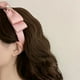 thumbnail image 4 of Elegante diadema de moño de tela para mujer - Accesorio para el cabello de moda rosa y beige de 17 cm - Tocado cómodo de traje de fiesta con banda de 15 cm - Decoración de cabello de accesorio, 4 of 5