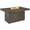 Glacier Gray, variant on Real Flame Ventura 50" Rectangle Propane or Natural Gas Fire Pit Table With Hidden LP Tank in Glacier Gray