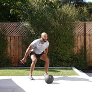 TRX 15 Pound Weighted Slam Ball for Full Body High Intensity Workouts