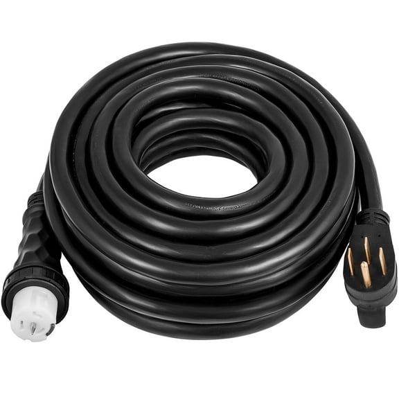 VEVOR 15FT Generator Power Cord 50-Amp 125/250-volt 14-50P to CS6364 Locking Connector