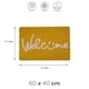 thumbnail image 2 of Tapete Café Claro  "Welcome" 40x60cm, 2 of 2