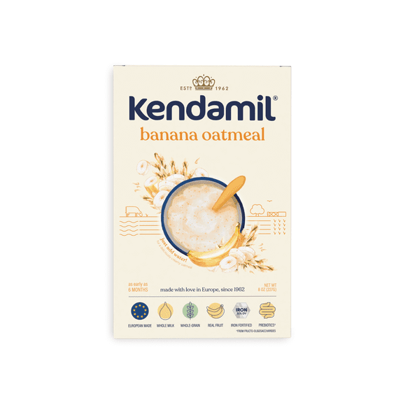 Kendamil Banana Creamy Oatmeal Cereal - 8oz