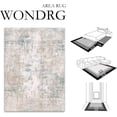 thumbnail image 2 of x Washable Area Rug for Living Room Bedroom Cream Neutral Carpet Low Pile Soft Thin Tapis Salon Abstract Modern Vacuumable Lightweight Large Throw Rug for Dining Room Kitchen, 2 of 9