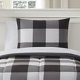 thumbnail image 3 of Juego de Edredón Sweet Home Collection de Tartán Buffalo para Cama Individual, 3 of 6