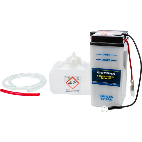 Fire Power Battery W/ACID Compatible With Yamaha XT200 1982-1983