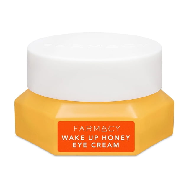 Crema para ojos Farmacy Wake Up Honey Brightening con vitamina C, 15 ml