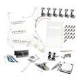 thumbnail image 4 of TISHITA DIY Electric Guitar Kits Portable Retro Multifunction Backplate Accesssories white B, 4 of 8