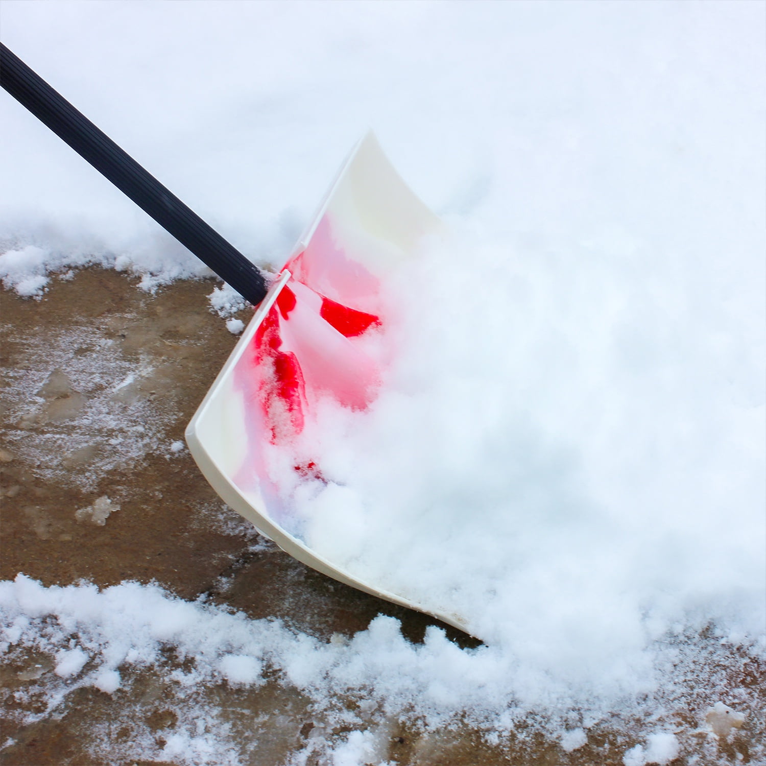 Bigfoot 18" Combination Snow Shovel – Multi-Use Blade Dozer Design with Metal Handle by EMSCO