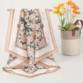thumbnail image 6 of AWAYTR 27.5 Inches Silk Feeling Square Head Scarf - 4 Pcs Satin Square Head Scarves for Women Hair Bandanas Head Kerchief, 6 of 9
