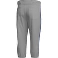 thumbnail image 2 of Adidas Icon Pro Piped Knicker Baseball Pants SM Gray | Royal, 2 of 2