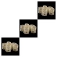 thumbnail image 1 of Justharion 6x Heart LED Tea Light Holders Wedding Christmas Decoration Cream Style A 3Set, 1 of 6