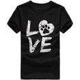 thumbnail image 2 of Babysbule Women's Tops Unisex T-shirt Printed Pattern Casual Fashion Soild Color Short Sleeve Tops, 2 of 8