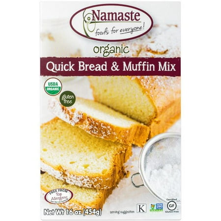- Namaste Foods Organic Quick Bread & Muffin Mix, 16 oz