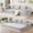 Gray, variant on MEISSALIVVE Convertible Floor Sofa Bed, Modular 2-in-1 Sectional Couch with Thick Chenille Cushion, Foldable Floor Mattress Sofa for Living Room Bedroom Guest Room, Gray