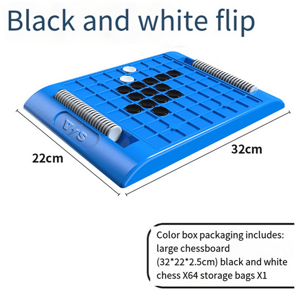 Flip Chess Strategy Board Game, Family Parent-Child Interactive Portable Board Game, Family Travel Home Brain Game