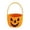 Orange, variant on Halloween Candy Basket Woven Bin with Handles, Cute Candy Bowl for Outdoor Storage Home Organizer, Soft Basket to Fill, Decorative Container for Daily Use and Gift Giving, Fall Decor for Home