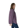 thumbnail image 4 of Women's Flannel Shirt 100% Cotton Pre Washed Vintage Look Full Sleve Plaid Shirt, 4 of 6