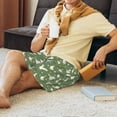thumbnail image 5 of Pofeuu Cute goose Print Men's Soft Woven Elastic Waistband Sleep Pajama Short-4X-Large, 5 of 6