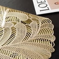 thumbnail image 4 of AUQ Table Runner,Elegant European Lace Design Table Cover,Water & Oil Resistant Coating Table Cloth Rectangle Table,33*92cm,Rose Gold, 4 of 4