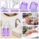 thumbnail image 4 of Kit de cepillos para botellas de champú para pestañas Zhehao, 80 unidades con dispensadores, 4 of 6