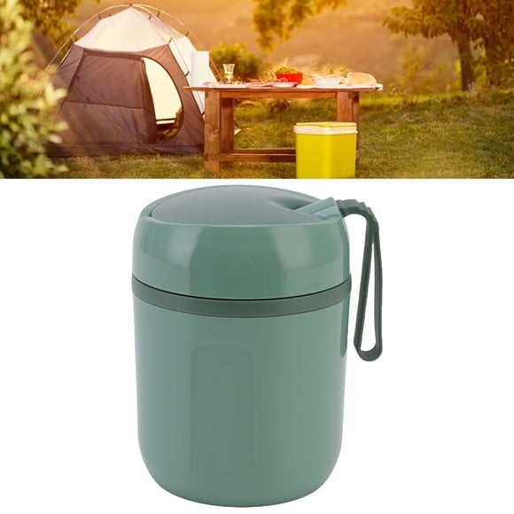 Bocal Alimentaire Isolé à Double Couche, Tasse à Soupe Thermique en Acier Inoxydable 304 pour Bureau École Voyage Camping, Entièrement Formé